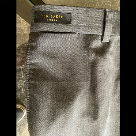Ted Baker London Jefferson Pants Slacks Grey 36 R - Picture 5 of 8
